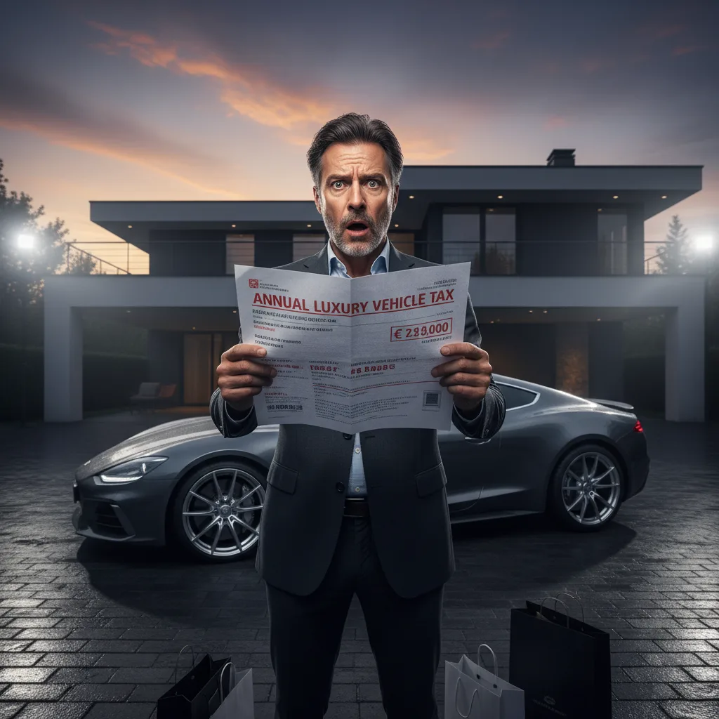 Frustrated Alabama vehicle owner with tax paperwork