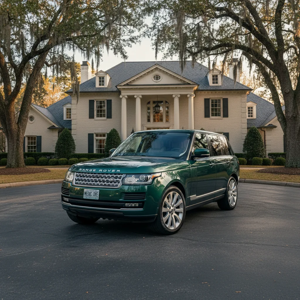 Range Rover Autobiography at upscale Little Rock estate