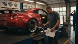 Modified sports car failing Georgia emissions test with frustrated owner