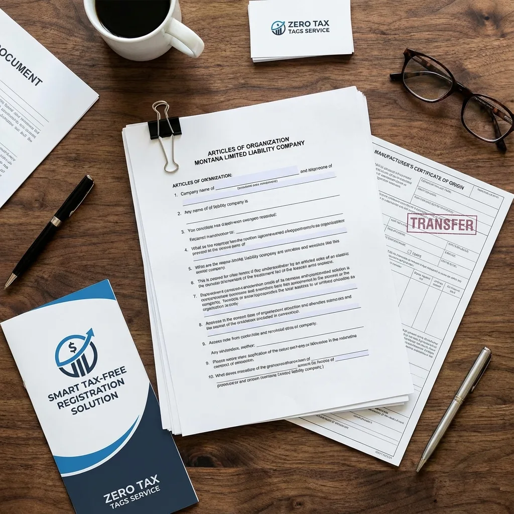 Montana LLC formation documents with MCO transfer for tax-free registration solution