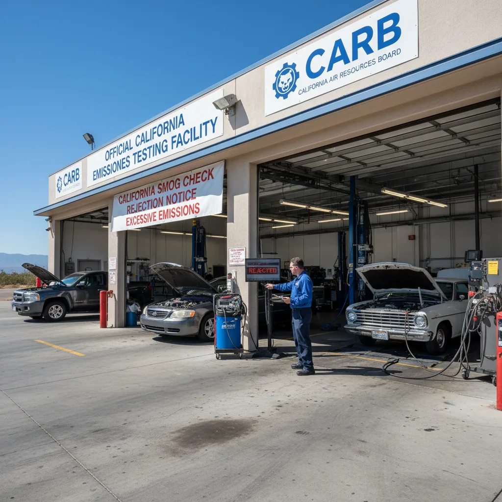 California Air Resources Board emissions inspection station