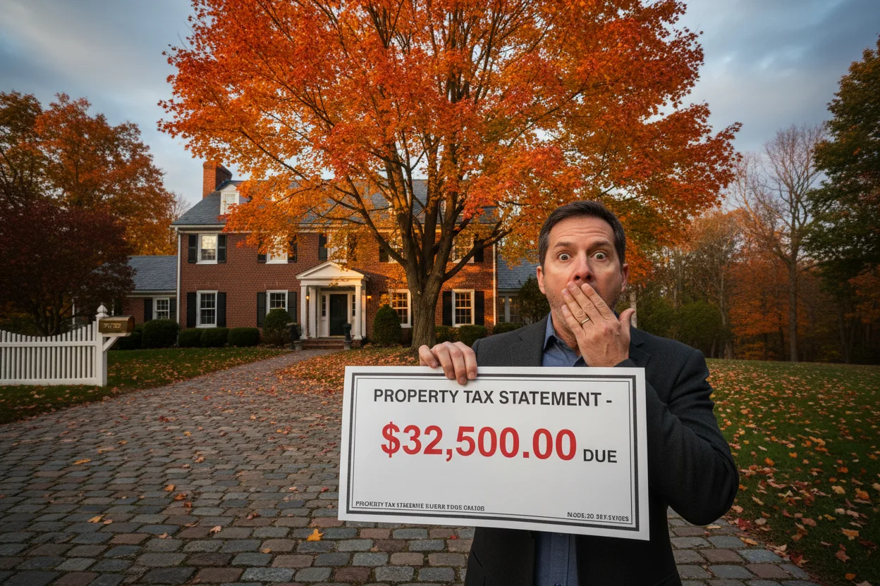 Connecticut homeowner shocked at property tax bill