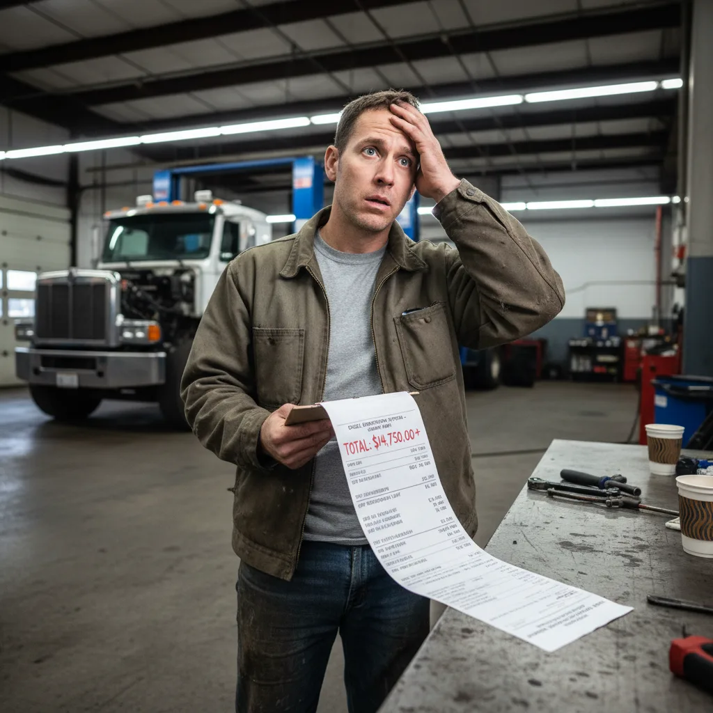 Contractor shocked at expensive diesel emissions repair estimate