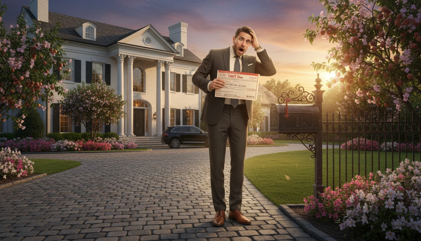 Georgia resident shocked by TAVT tax bill at mailbox in upscale neighborhood