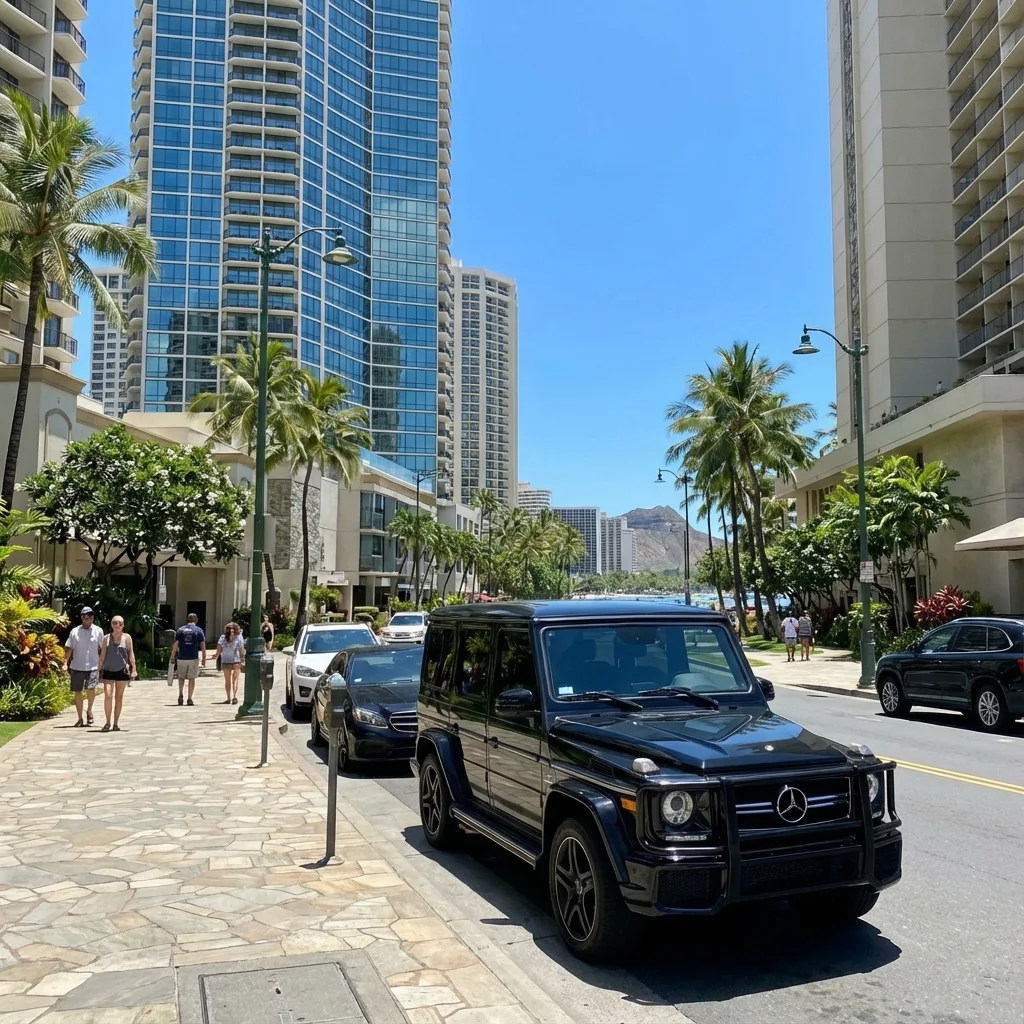Mercedes G-Wagon in Honolulu Hawaii