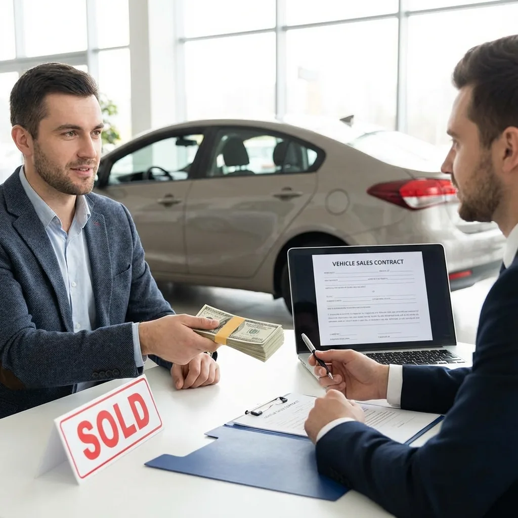 Certificate of origin holder cash deal transaction