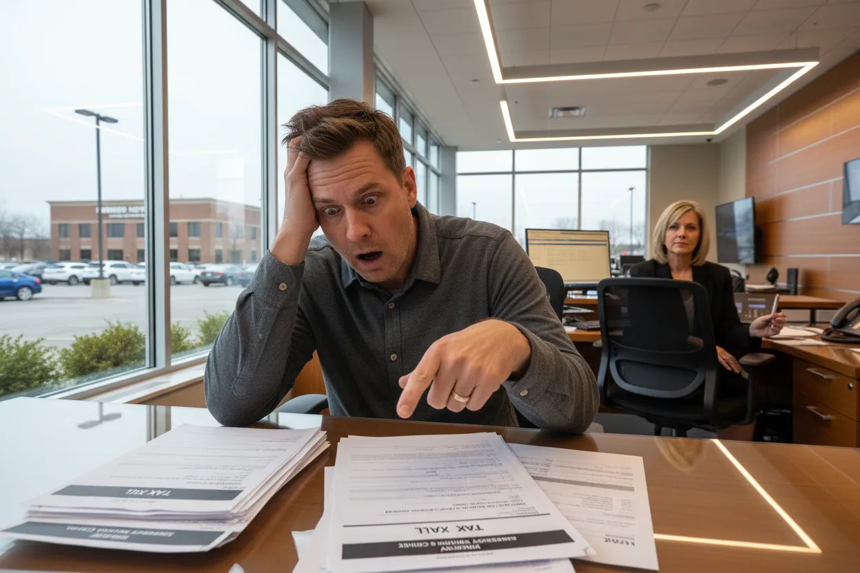 Car buyer shocked at Illinois dealership tax bill