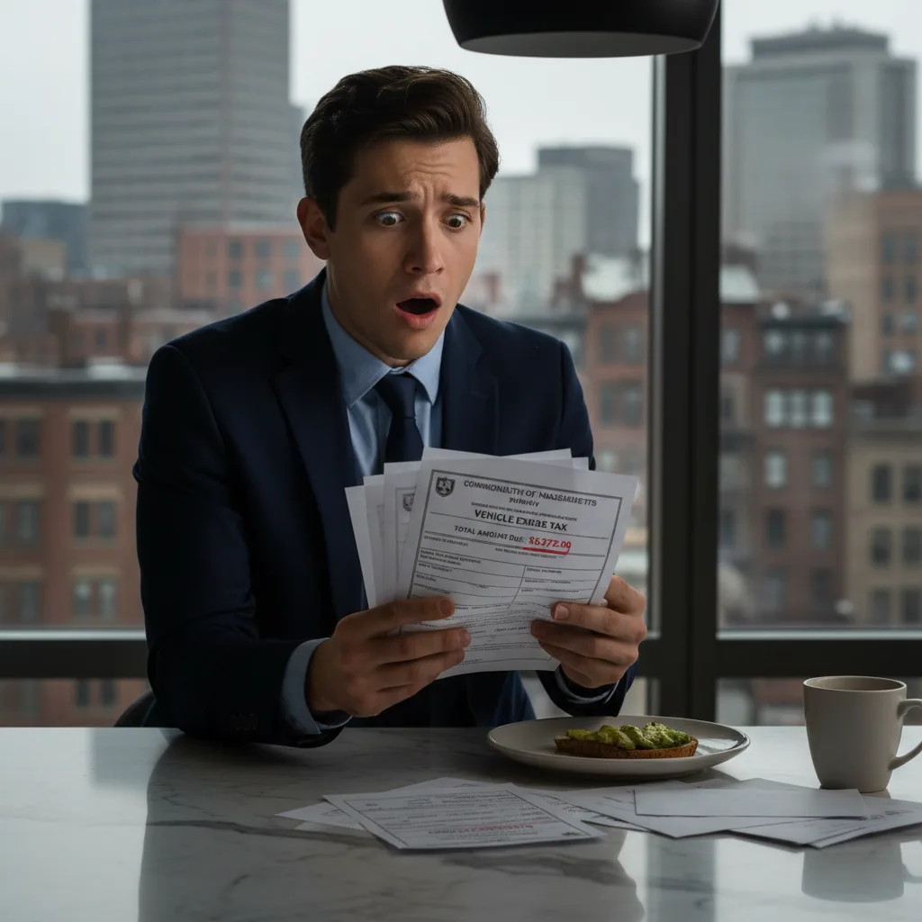 Massachusetts resident shocked at RMV vehicle excise tax bill