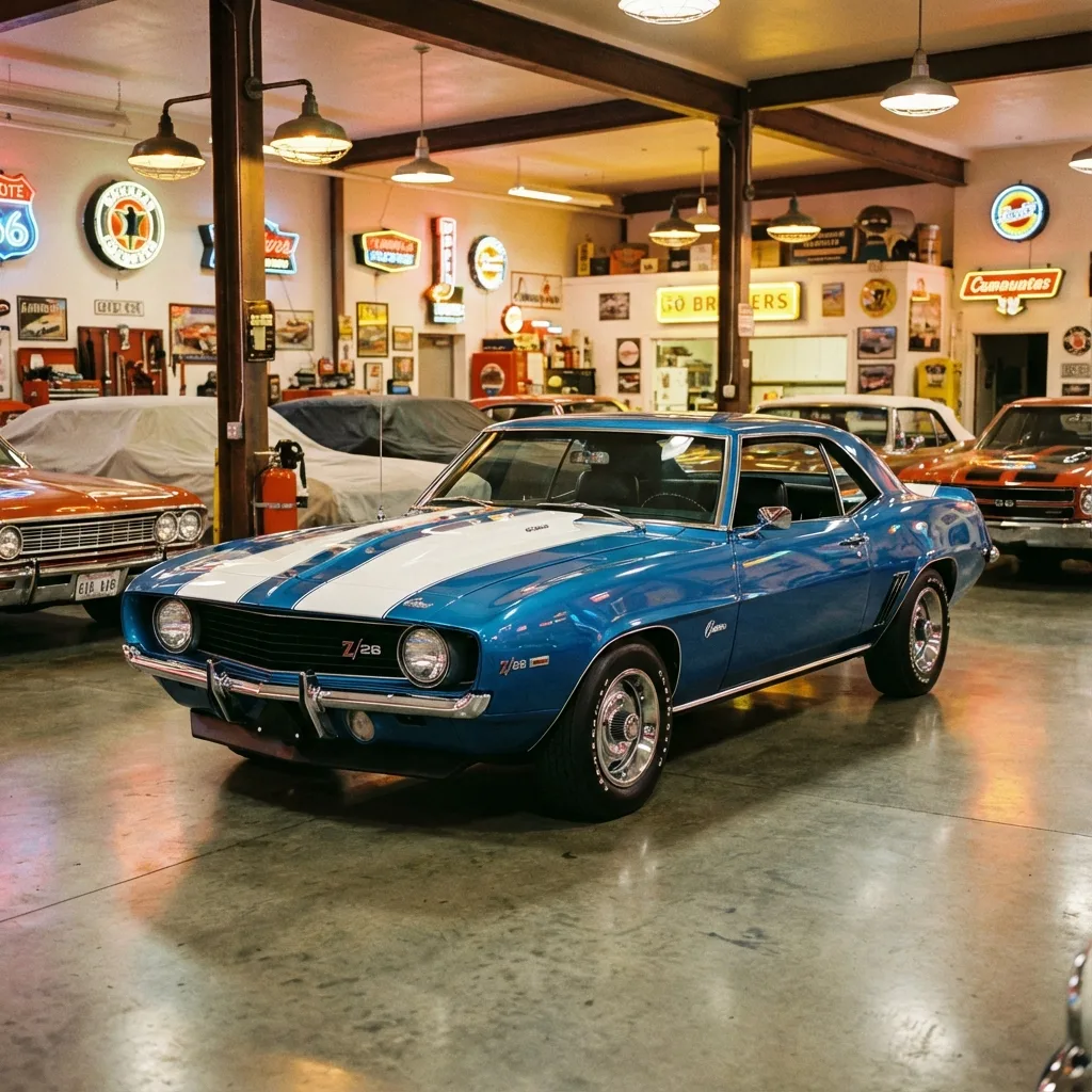 1969 Chevrolet Camaro classic muscle car collectors garage