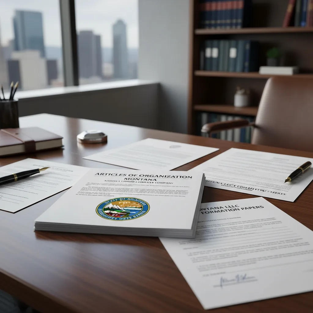 Montana LLC formation documents and articles of organization