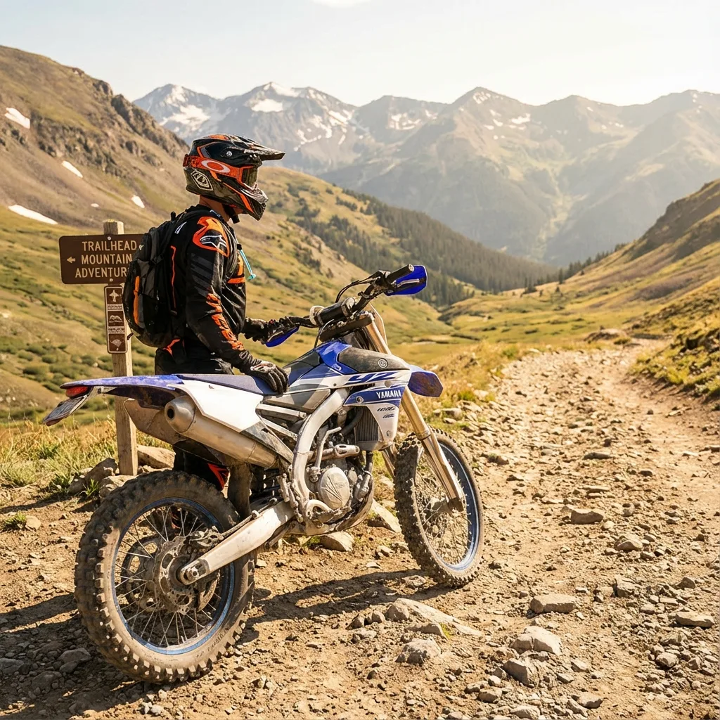 Yamaha dirt bike motocross motorcycle off-road trail riding