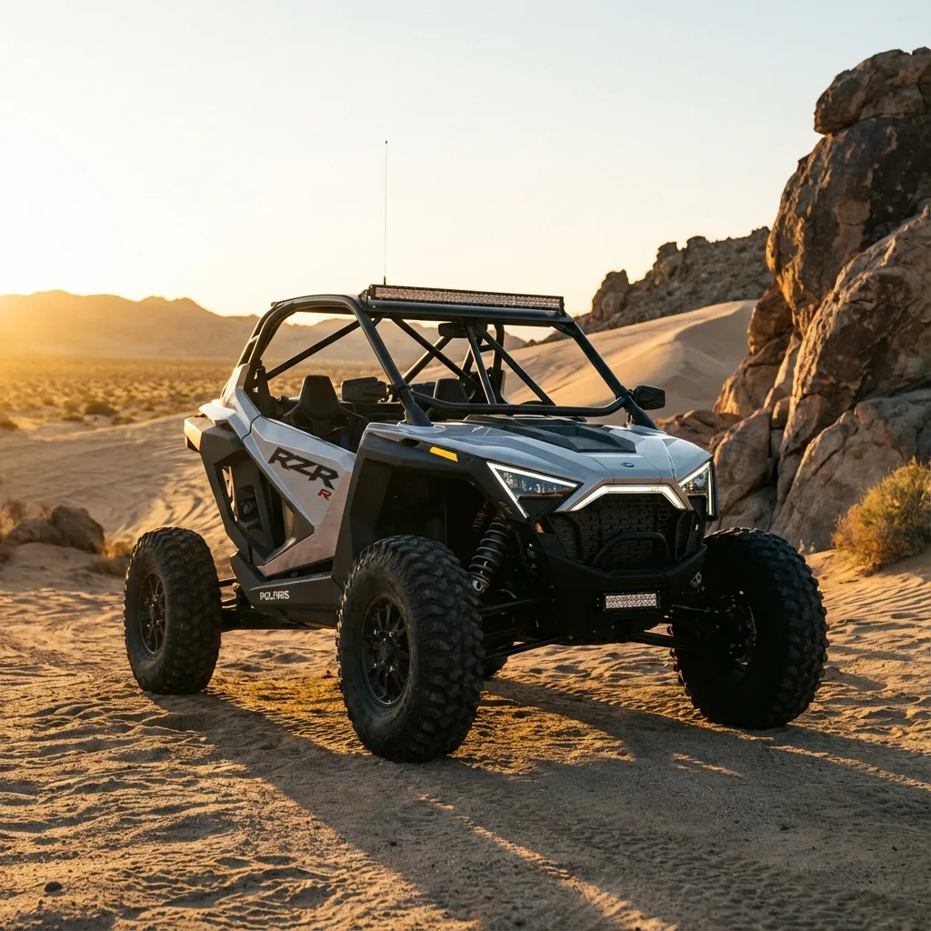 Polaris RZR side-by-side UTV off-road vehicle