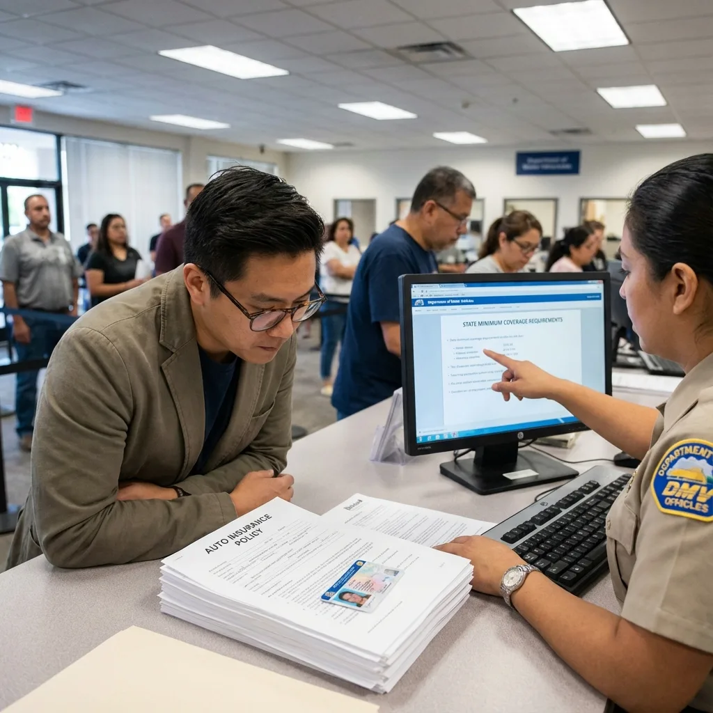 Proof of insurance verification for out of state vehicle registration