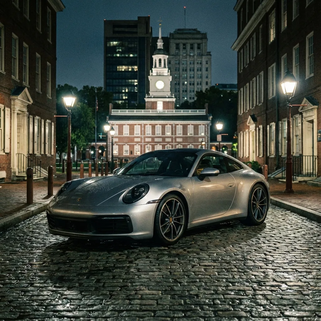 Porsche 911 sports car Philadelphia 8 percent sales tax luxury vehicle