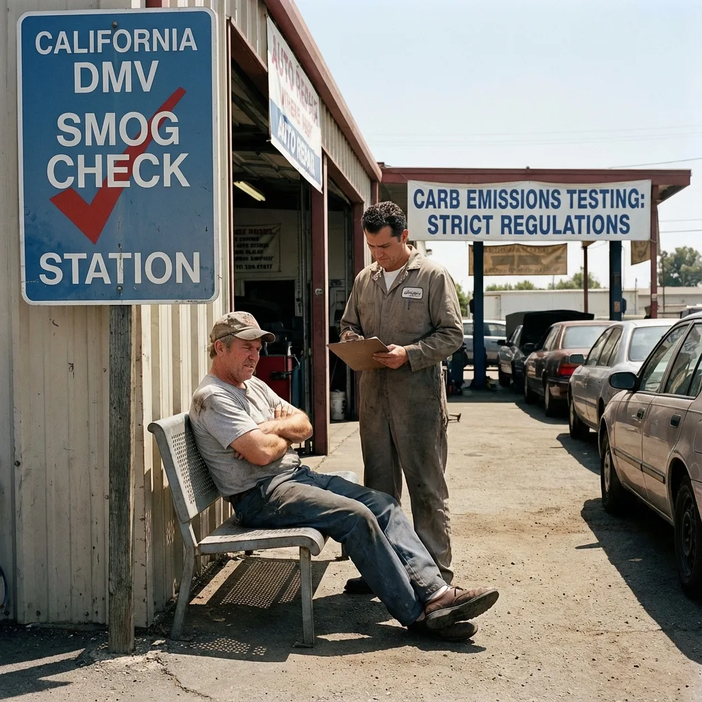 california smog check station carb emissions inspection dmv requirement vehicle registration
