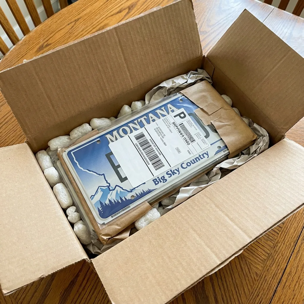 montana license plates shipping package montana llc zero sales tax instant registration