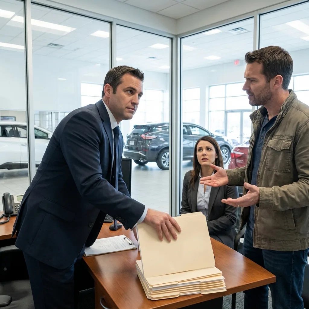 Car dealer refusing to hand over stuck MCO certificate to customer