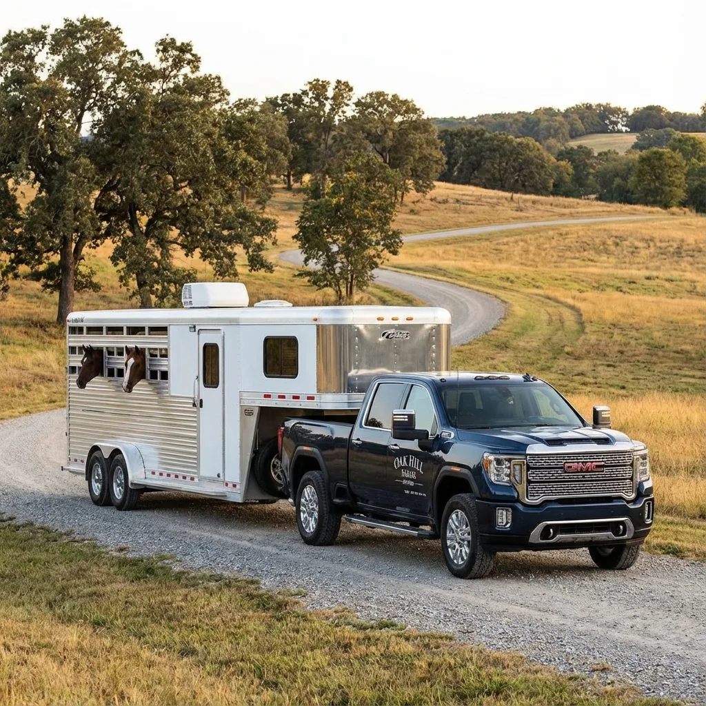 horse livestock trailer agricultural equipment equestrian transport