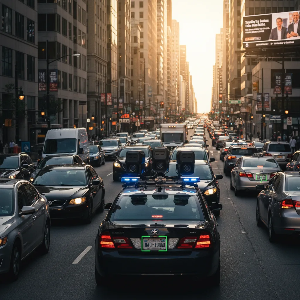 Automated license plate reader ALPR camera for Texas traffic enforcement