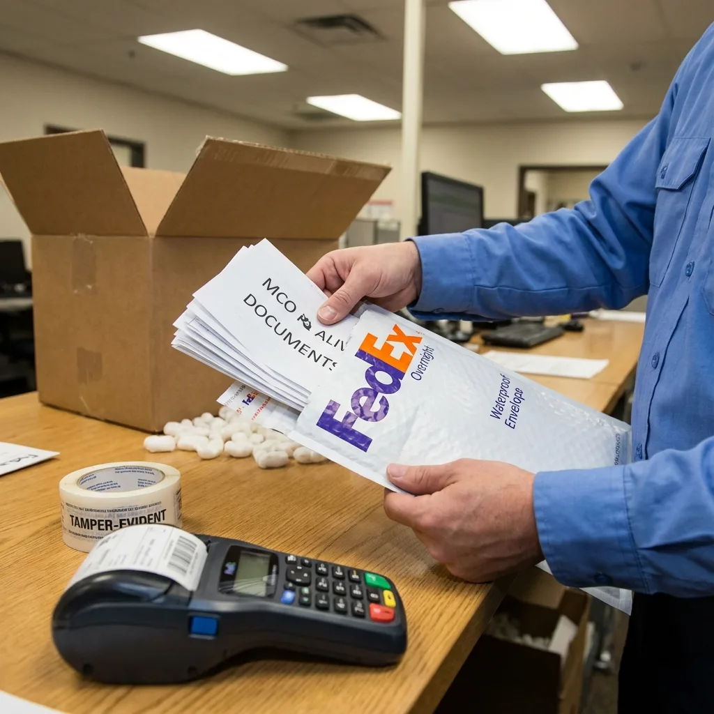 Unsigned mco overnight shipping solution