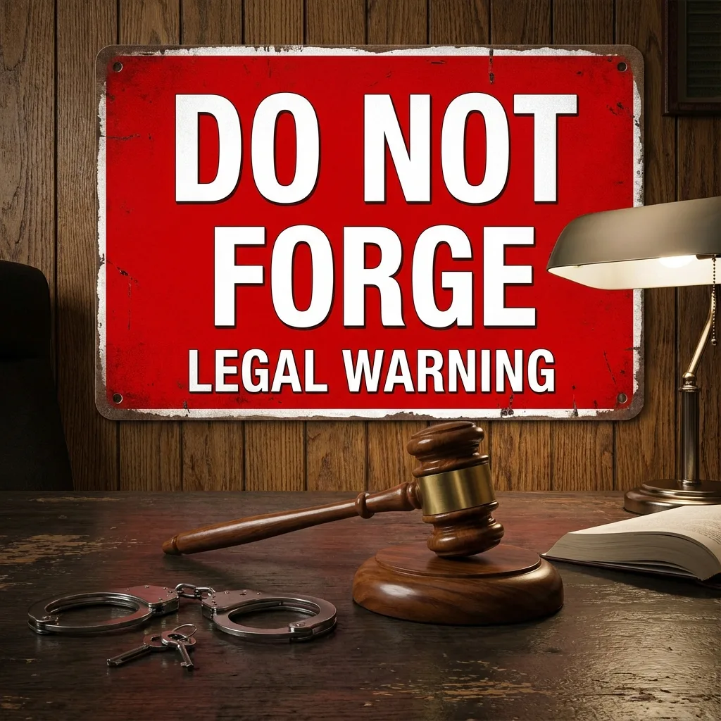 Unsigned mco forgery warning fraud alert