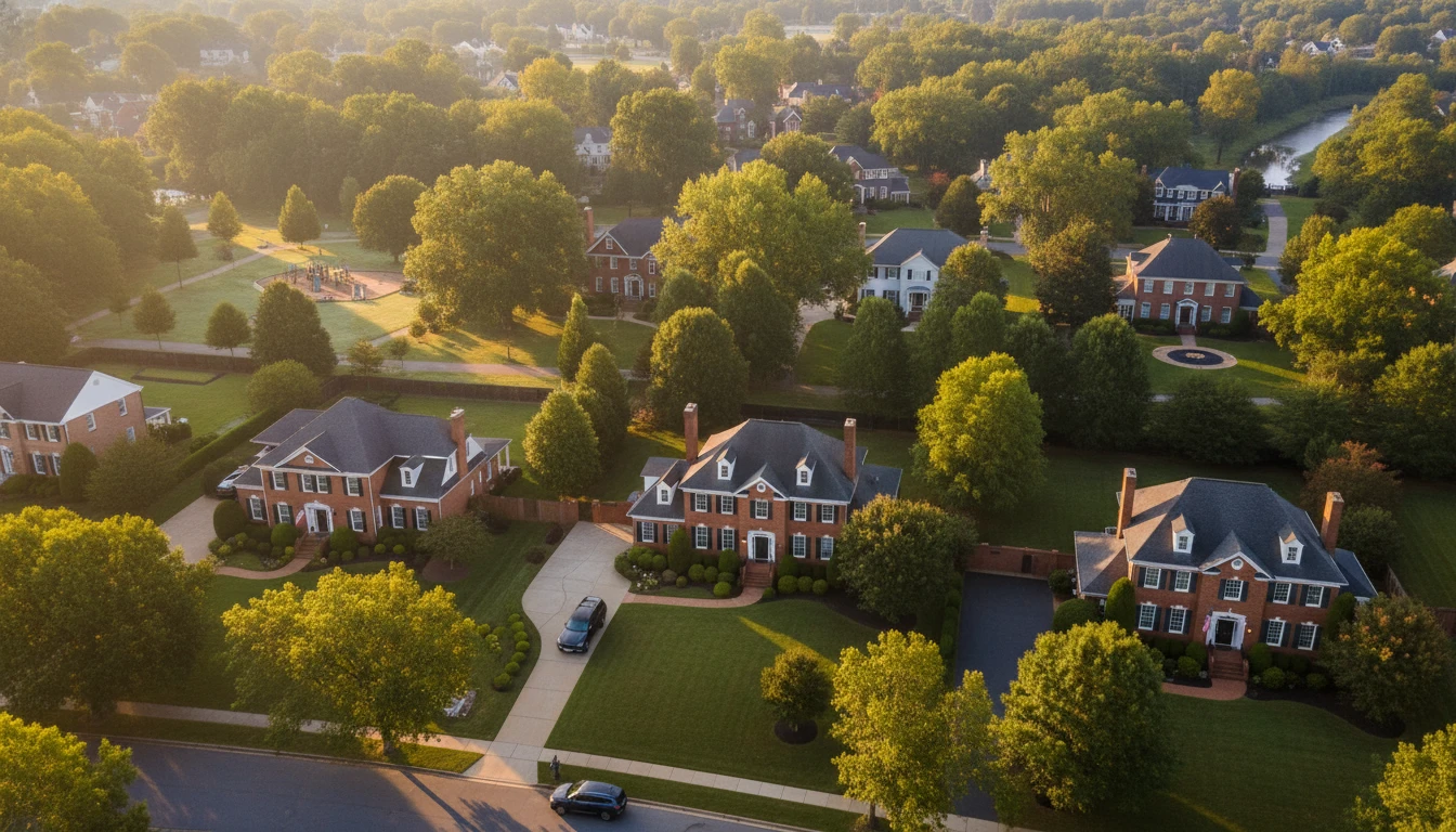 Affluent Virginia neighborhood where personal property tax bills arrive