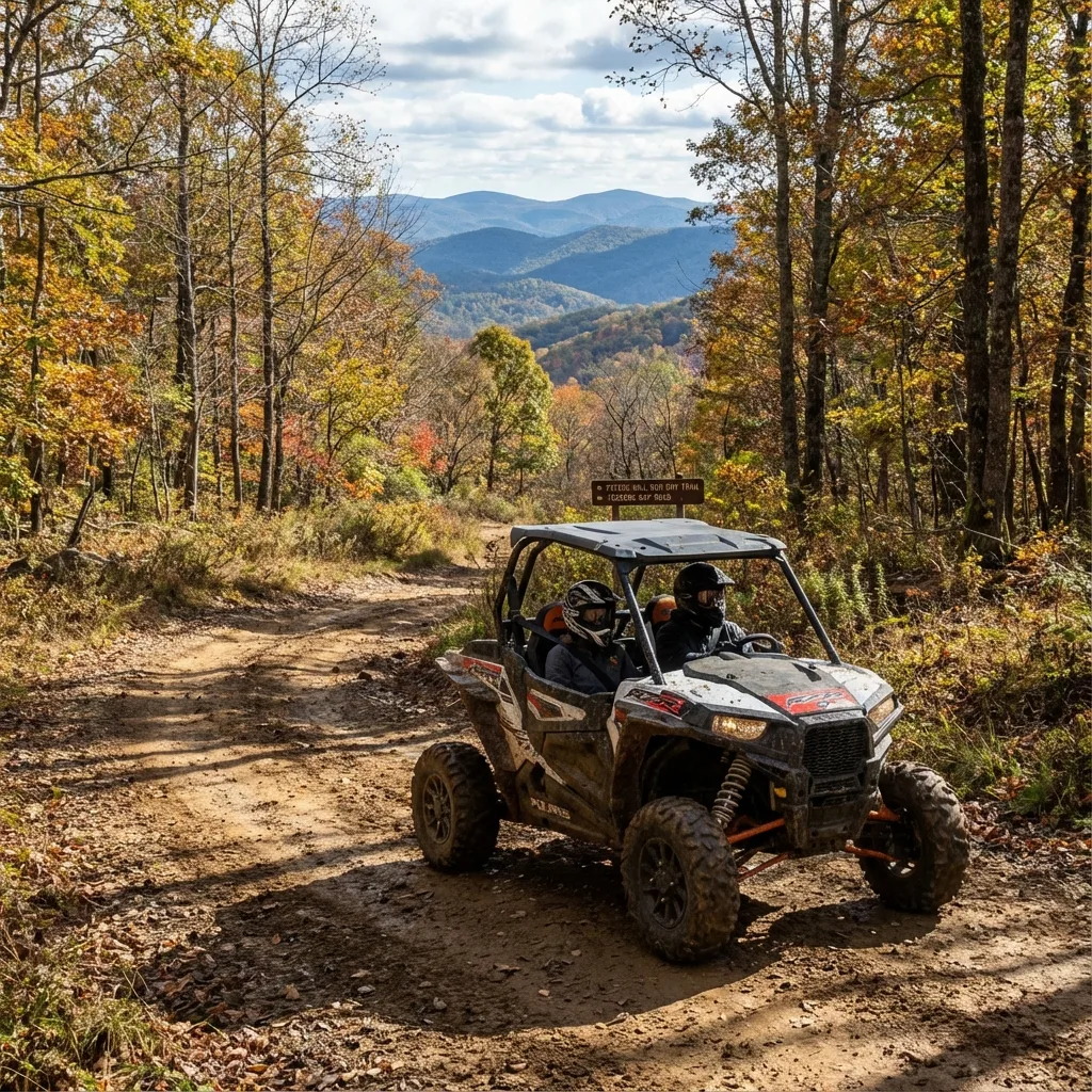 Shenandoah Valley UTV trails Peters Mill Run George Washington National Forest Virginia