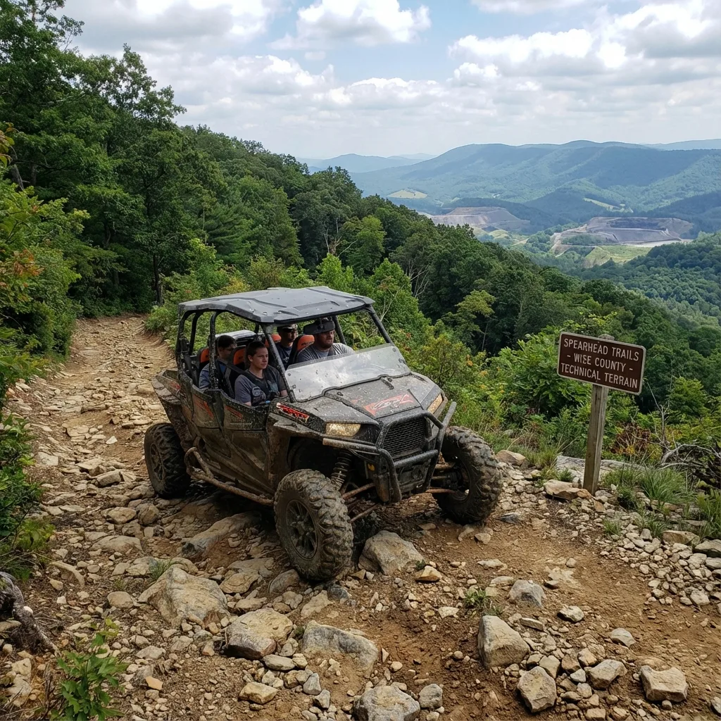 Spearhead Trails Southwest Virginia coal country ATV UTV system Breaks Interstate Park
