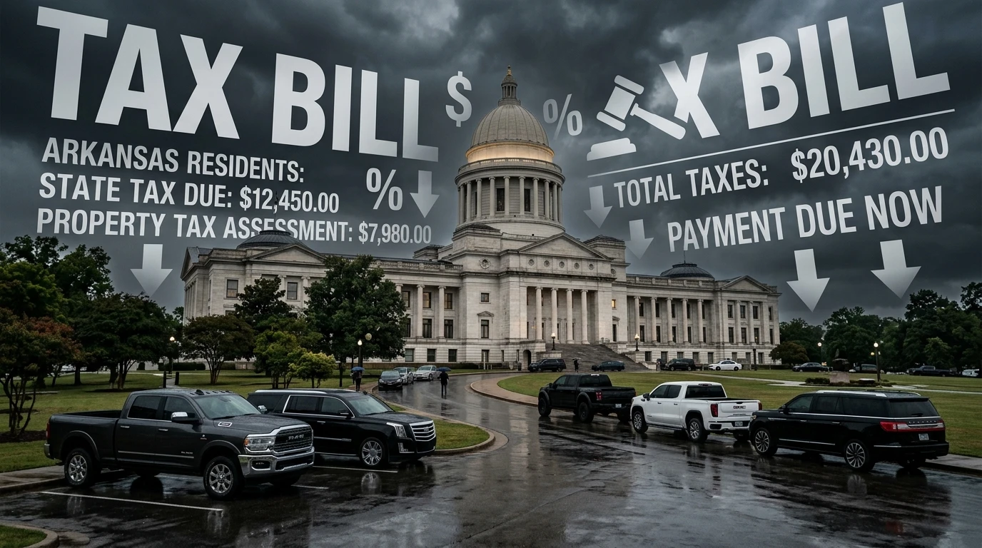 arkansas vehicle tax little rock capitol building wealth extraction personal property tax