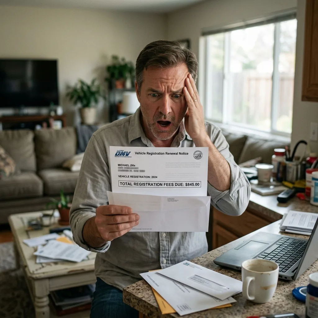california vehicle license fee VLF calculation annual cost