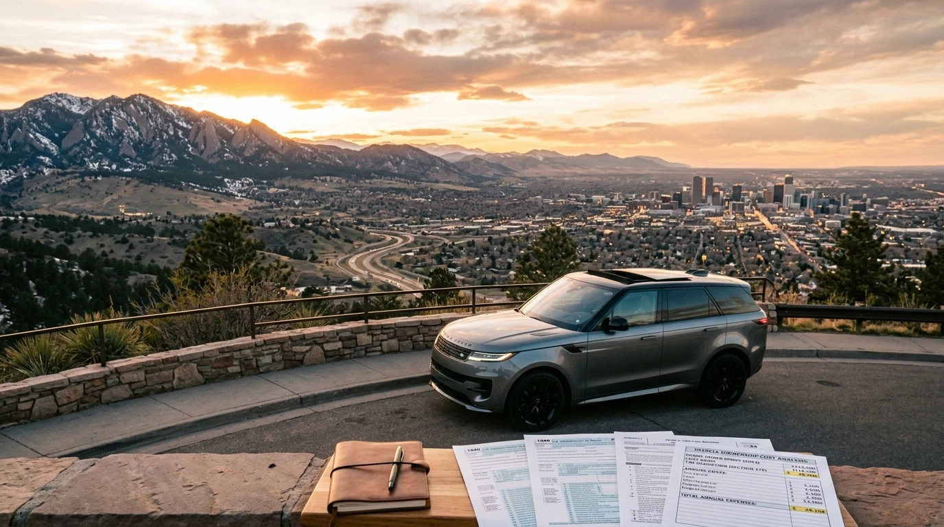Colorado vehicle tax 2026 hero — Rocky Mountain Range Rover and Specific Ownership Tax