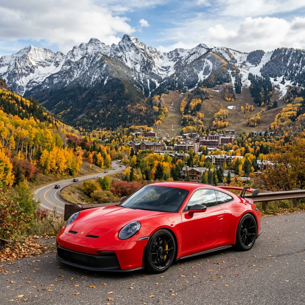 Porsche 911 in Aspen Colorado — 10.35% combined vehicle sales tax in mountain resort town