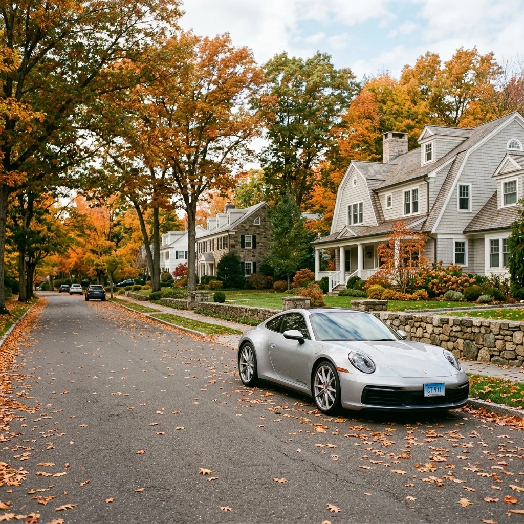 connecticut vehicle tax Porsche 911 luxury car