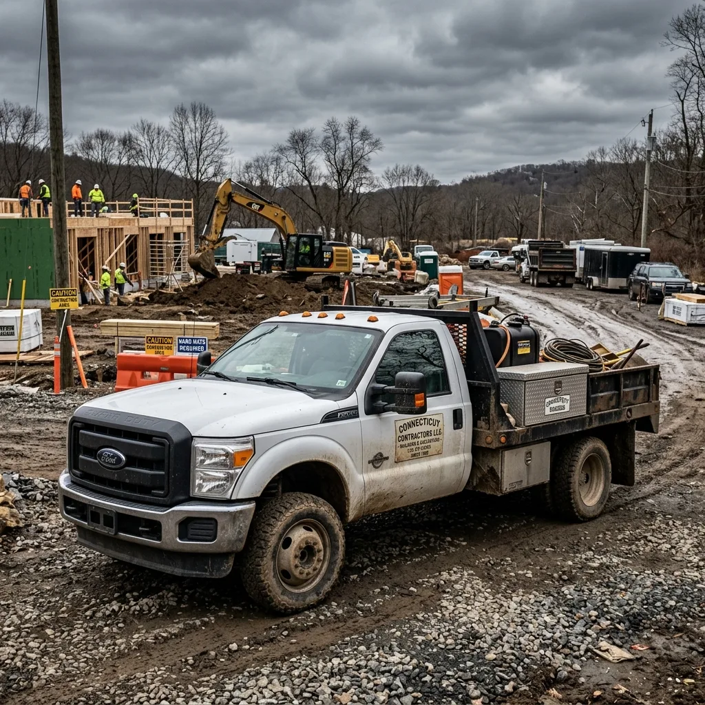 connecticut vehicle tax Ford F-450 contractor truck