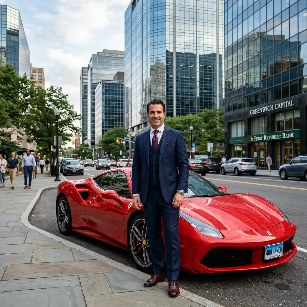 connecticut vehicle tax Greenwich hedge fund Ferrari