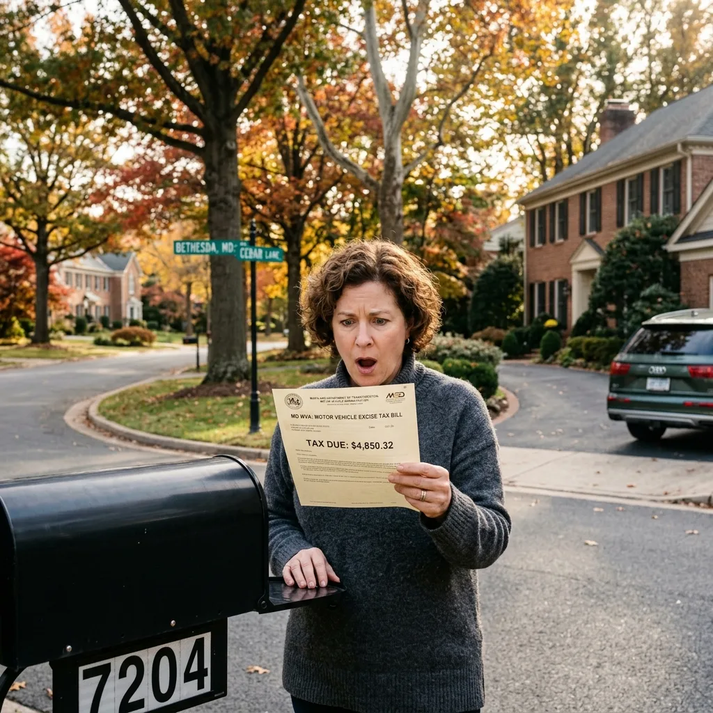 maryland vehicle tax excise tax rate calculation