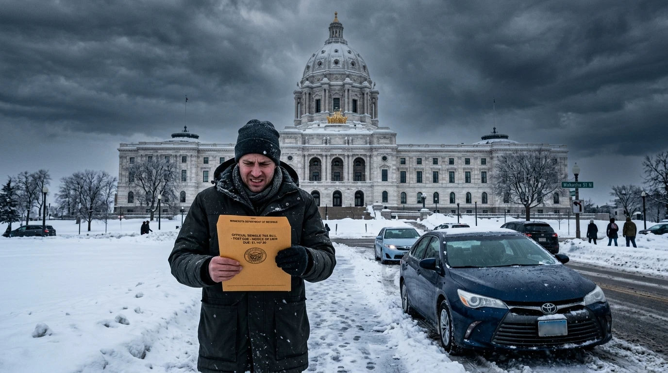 Minnesota vehicle tax MVST and annual tab fees burden on car owners