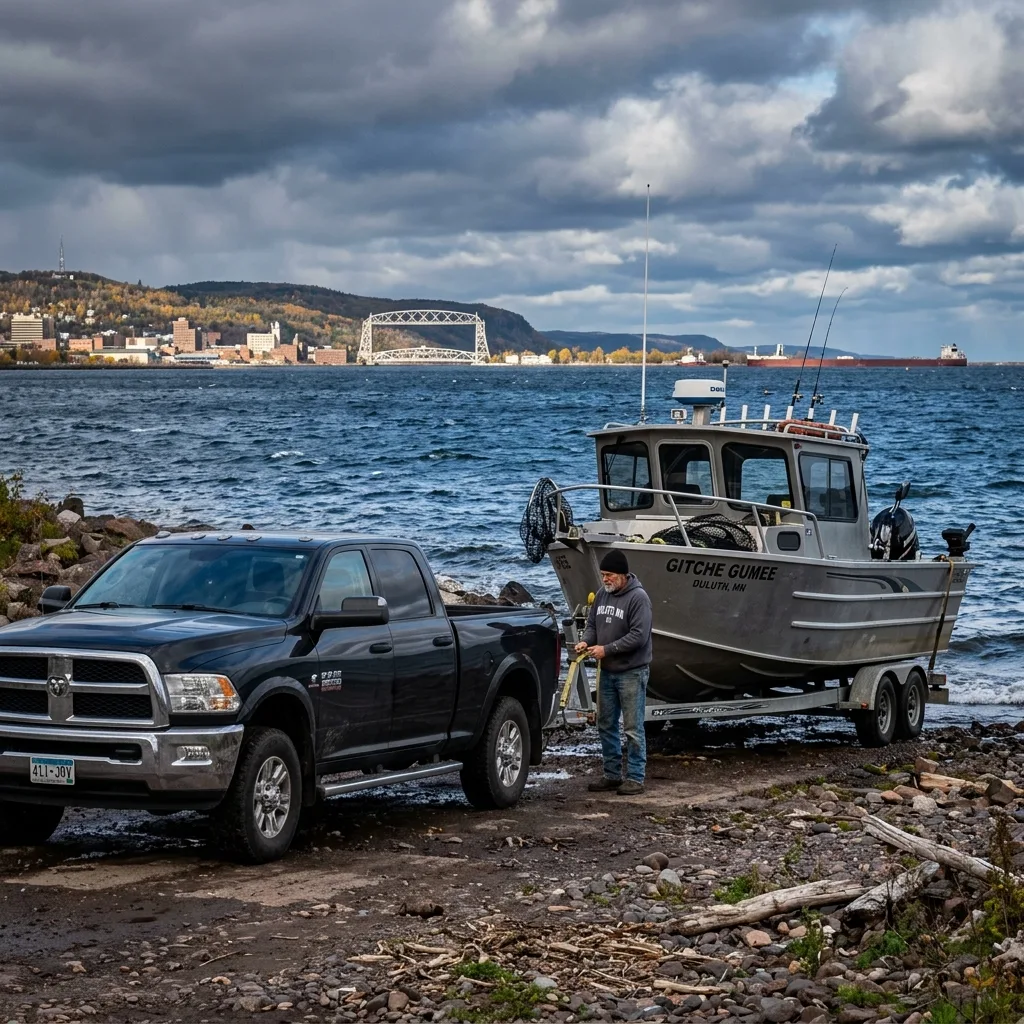 Duluth Minnesota boat owner Lake Superior vehicle registration