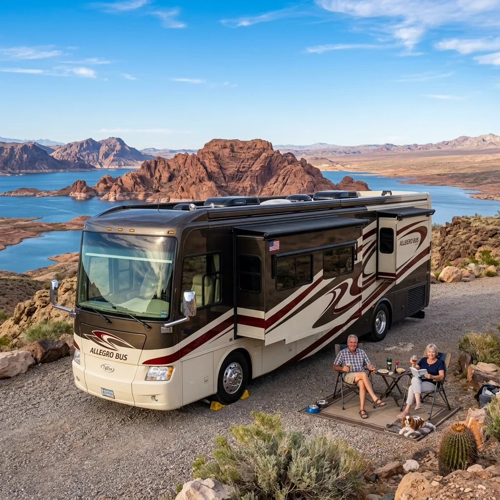 Nevada vehicle tax RV motorhome Lake Mead desert