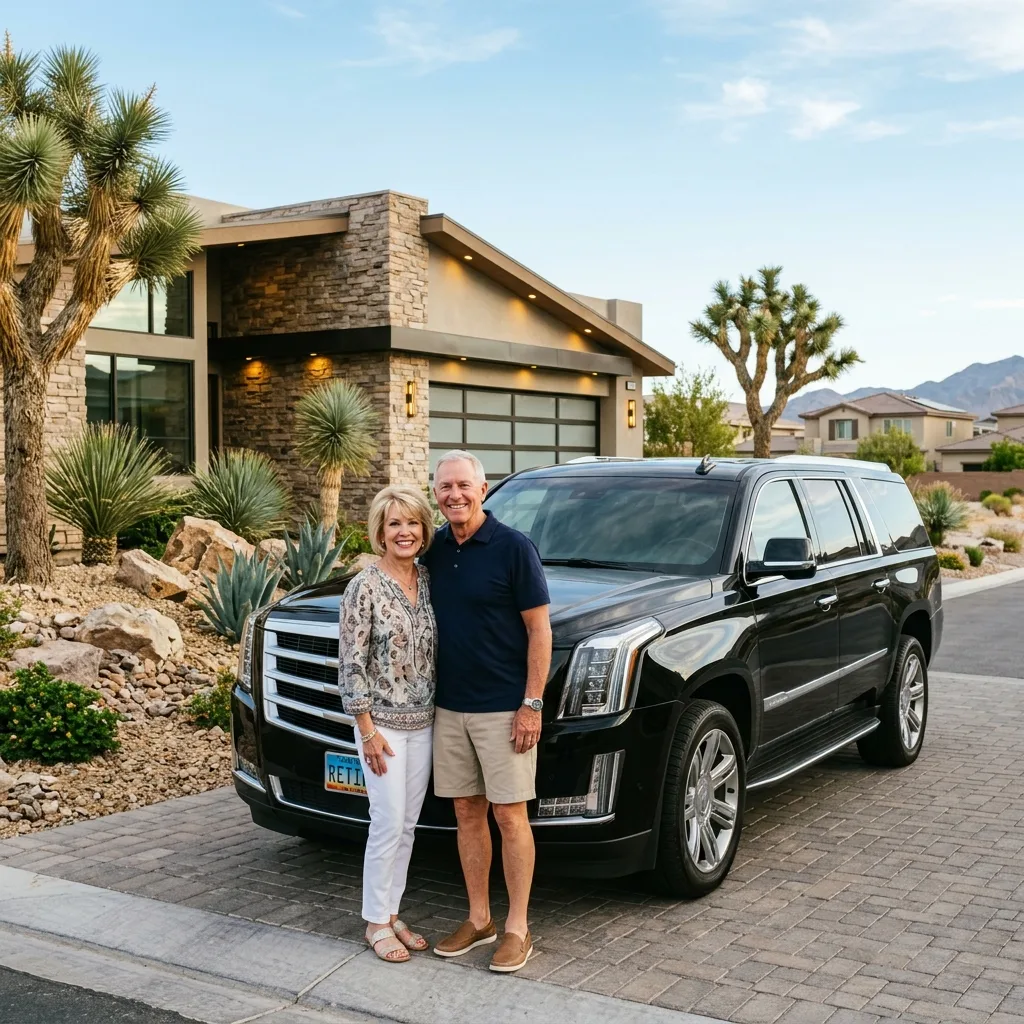 Nevada vehicle tax retired couple Cadillac Escalade Las Vegas home