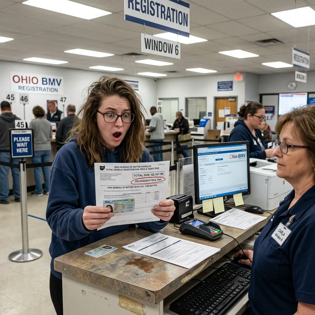 ohio bmv vehicle registration tax bill shock