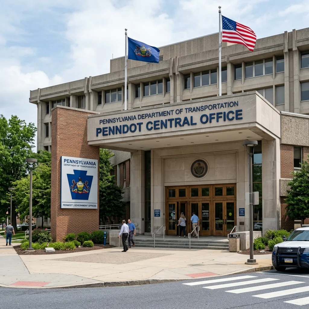 PennDOT Pennsylvania Department of Transportation building vehicle registration