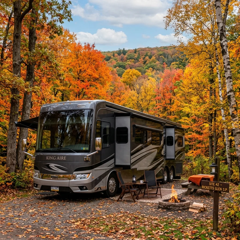 Class A diesel motorhome Pennsylvania vehicle tax Pittsburgh retirees case study