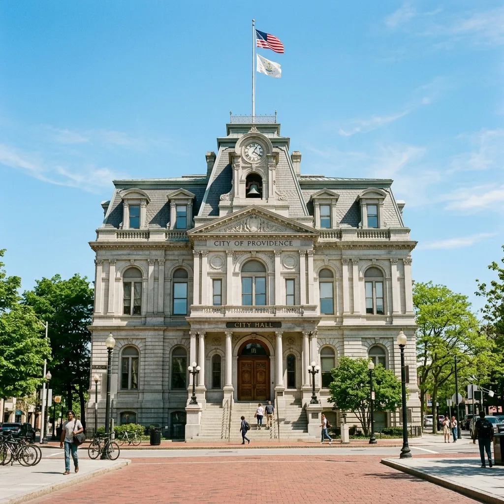 Rhode Island vehicle sales tax 7% — luxury car at dealership finance desk