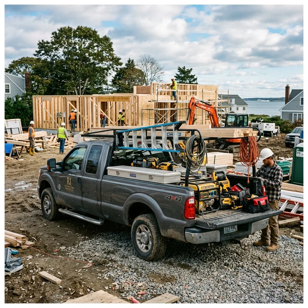 Ford F-250 Power Stroke truck — Warwick contractor NADA trap Rhode Island