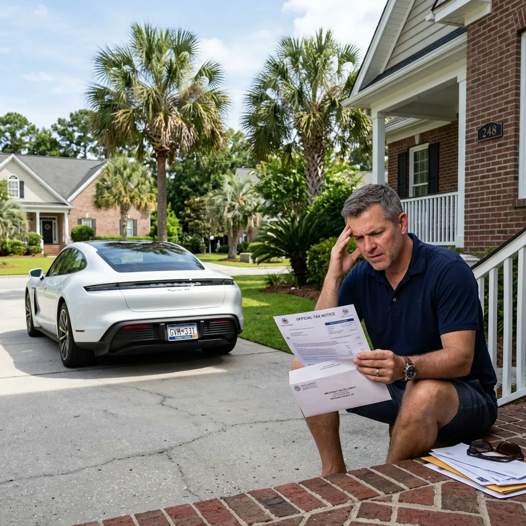 south carolina vehicle tax electric vehicle ev surcharge porsche taycan property tax