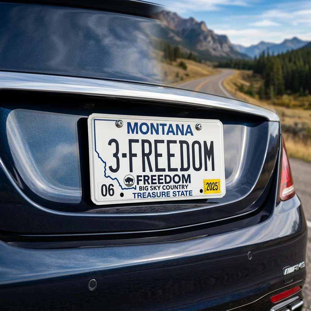 Montana License Plate
