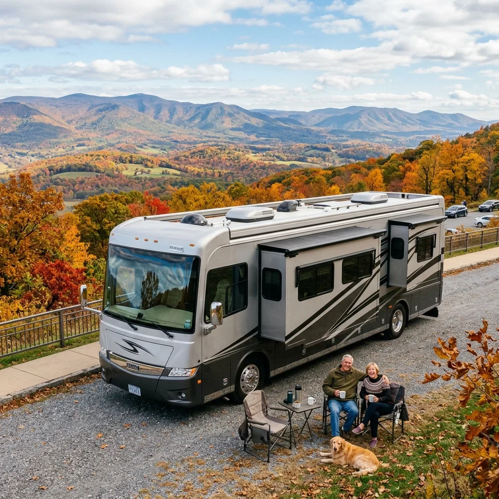 Virginia car tax RV motorhome Shenandoah Valley Blue Ridge Mountains