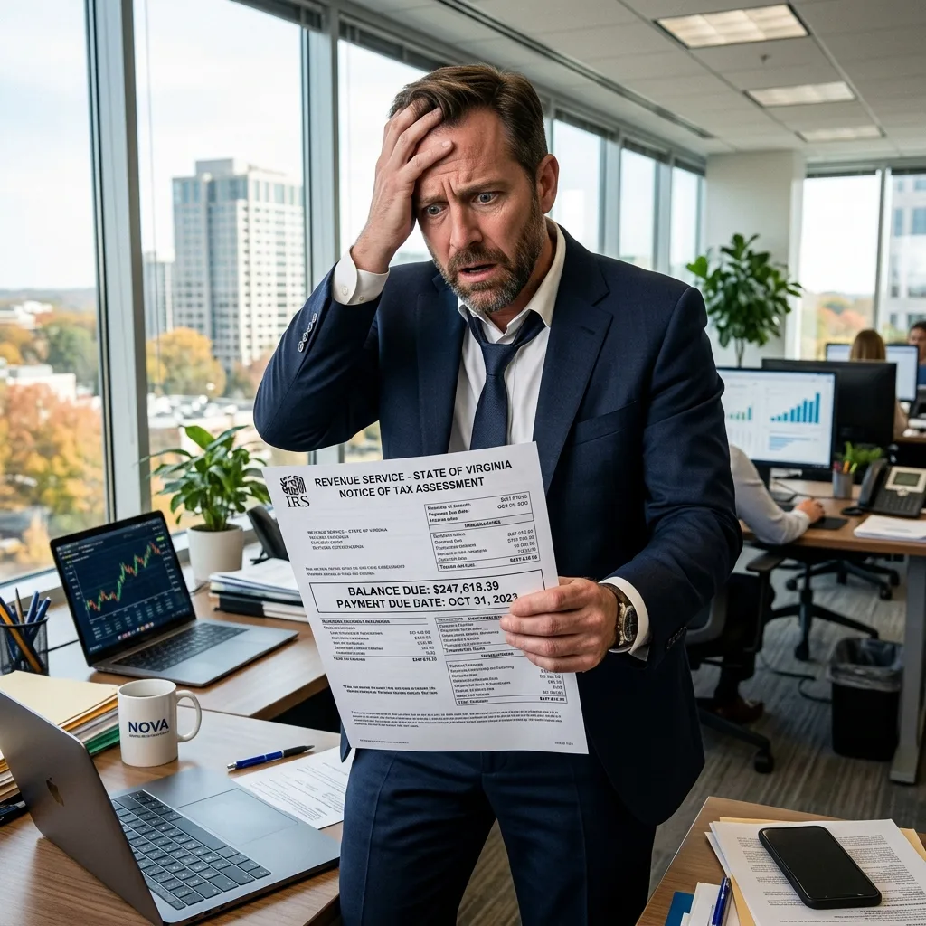 Virginia car tax bill personal property tax Northern Virginia office shock