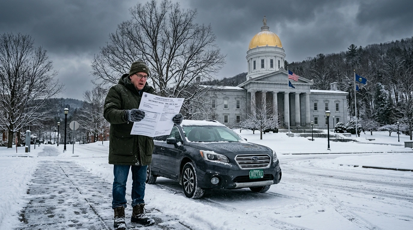 Vermont vehicle tax Purchase and Use Tax and annual inspection burden